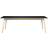 FDB Møbler C35C Natural/Smoky Blue Dining Table 95x220cm