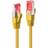 Lindy S/FTP Cat6 PVC RJ45 - RJ45 M-M Yellow 10m