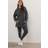 Yours Curve Acid Wash Leggings - Dark Grey