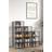 Living and Home 12pcs Clear Plastic Stackable Storage Box Shoe Rack