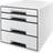 Leitz Wow Cube 4 Drawer Cabinet Black