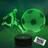 Lightzz 3D Illusion Lamp Football Player Night Light