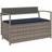vidaXL 4103843 - Grey Outdoor Sofa