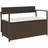 vidaXL 4103837 - Brown Outdoor Sofa