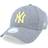 New Era 9FORTY Tech York Yankees MLB Cap 80489231, basebollkeps, Kvinna, grå, OSFA
