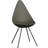 Fritz Hansen Dråben Pulverlakeret Stel Olive Green Brown Bronze Køkkenstol 88.5cm