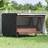 vidaXL Outdoor Swing Cover Black 250 x 250 x 160 cm