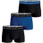 Björn Borg Cotton Stretch Trunk 3-pack - Black/Blue