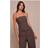 PrettyLittleThing Boucle Boned Corset - Dark Brown