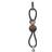 Kay Bojesen Bird keychain - Silver/Black
