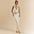 Shein Apricot Backless Front Tie Sequins Bustier Top High Waist Skirt Set - Romantic