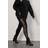 Yours Curve Black Lace Side Stripe Leggings - Black