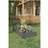 Living and Home Large Metal Raised Garden Bed Black Grey