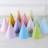 Shein 10pcs Pastel Party Hat Cute Cake Cone