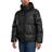 EA7 Padded Hooded Jacket With All-Over Logo Print