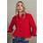 Street One Damen Cord Hemdbluse - Rot