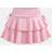 Shein Tween Girl Street Casual Knit Drawstring Waist Pleated Hem Skirt
