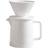 GOPatriot Memory Pour Over Coffee Set Ceramic V60 Dripper and Decanter