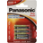 Panasonic LR03PPG Compatible 4-pack Gold/Red