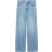 Mango Danila Wide Leg High Rise Jeans - Medium Blue