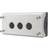 Eaton M22-I3 Monteringshölje 3 monteringsplatser, för markmontering (Ø x H) 22 mm x 80 mm Antracit 1 st