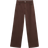 Mango Danila Wide Leg High Rise Jeans - Chocolate
