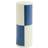 Hay Column Candle 0008 - Milky Green - Dark Blue Stearinlys