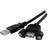 StarTech Panel Mount 2.0 USB A - USB A M-F 0.9m