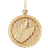 Mejuri Victory Winged Coin Charm Pendant - Gold