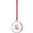 Holmegaard Bauble 2025 Clear Christmas Tree Ornament 7.5cm