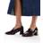 New Look Vinröda Loafers Med Klackar
