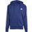 adidas Essential Three Stripes Fullzip Hoodie - Dark Blue/White