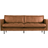 BePureHome Rodeo Clasic Ecoleather Cognac Sofa 230cm 2,5 Seater