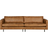 BePureHome Rodeo Classic Ecoleather Cognac Sofa 275cm 3 Seater