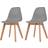 vidaXL 244774 Grey Kitchen Chair 82cm 2pcs