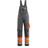 Mascot 15669-860-01014 Bib & Brace with Kneepad Pockets - Dark Anthracite/Hi-Vis Orange