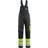 Mascot 15669-860-01014 Bib & Brace with Kneepad Pockets - Black/Hi-Vis Yellow