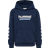 Hummel HmlJr Logo Hoodie Junior Sportsweatshirt - Navy/Royalblå/Hvid