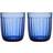 Iittala Raami Ultramarine Blue Drinking Glass 26cl 2pcs