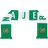 Hammarby Hammarby Supporterhalsduk Unisex OneSize
