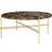 GUBI TS Marble Brown Emperador/Brass Coffee Table 80cm