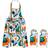 Marimekko Karuselli Textilset 3 Delar White-Orange-Blue Förkläde Orange, Blå, Grön, Vit