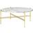 GUBI TS Marble White Carrara/Brass Coffee Table 80cm