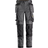 Snickers Workwear 6247 Women's Stretch Trousers Holster Pockets - Steel Grey/Black