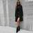 Shein Lapel Neck Double Button Overcoat Fall Winter Cloth - For Women