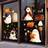 Shein Halloween Pumpkin Static Cling Window Decals
