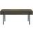 House Nordic Swindon Bænk Mørkegrøn Bouclé 100 x 36 x 42,5 cm Siddebænk