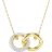 Swarovski Dextera Goudkleurige Hanger 5668820 Lengte: 38.00 45.00