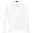 Polo Ralph Lauren Custom Slim Fit Long Sleeve Polo Shirt - White