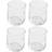 Muubs Furo S Clear Drikkeglas 27.5cl 4stk